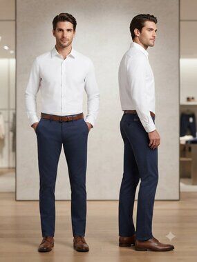 Levi's Signature Strauss & Co. Navy Slim Straight Men's Chino Pants - Size 29x30